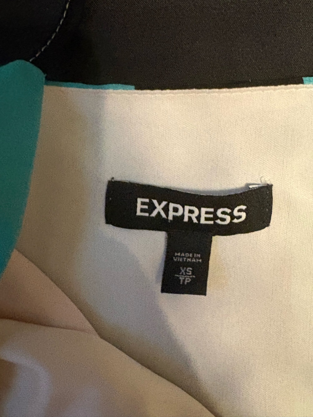 Express Multi-Color Striped Spaghetti Strap Dress - Picture 3 of 3